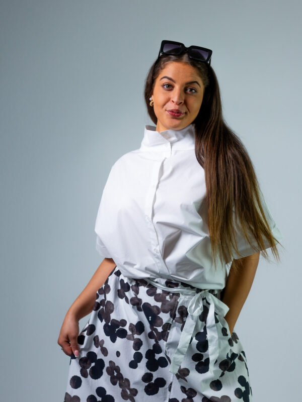 Bluse Stehkragen