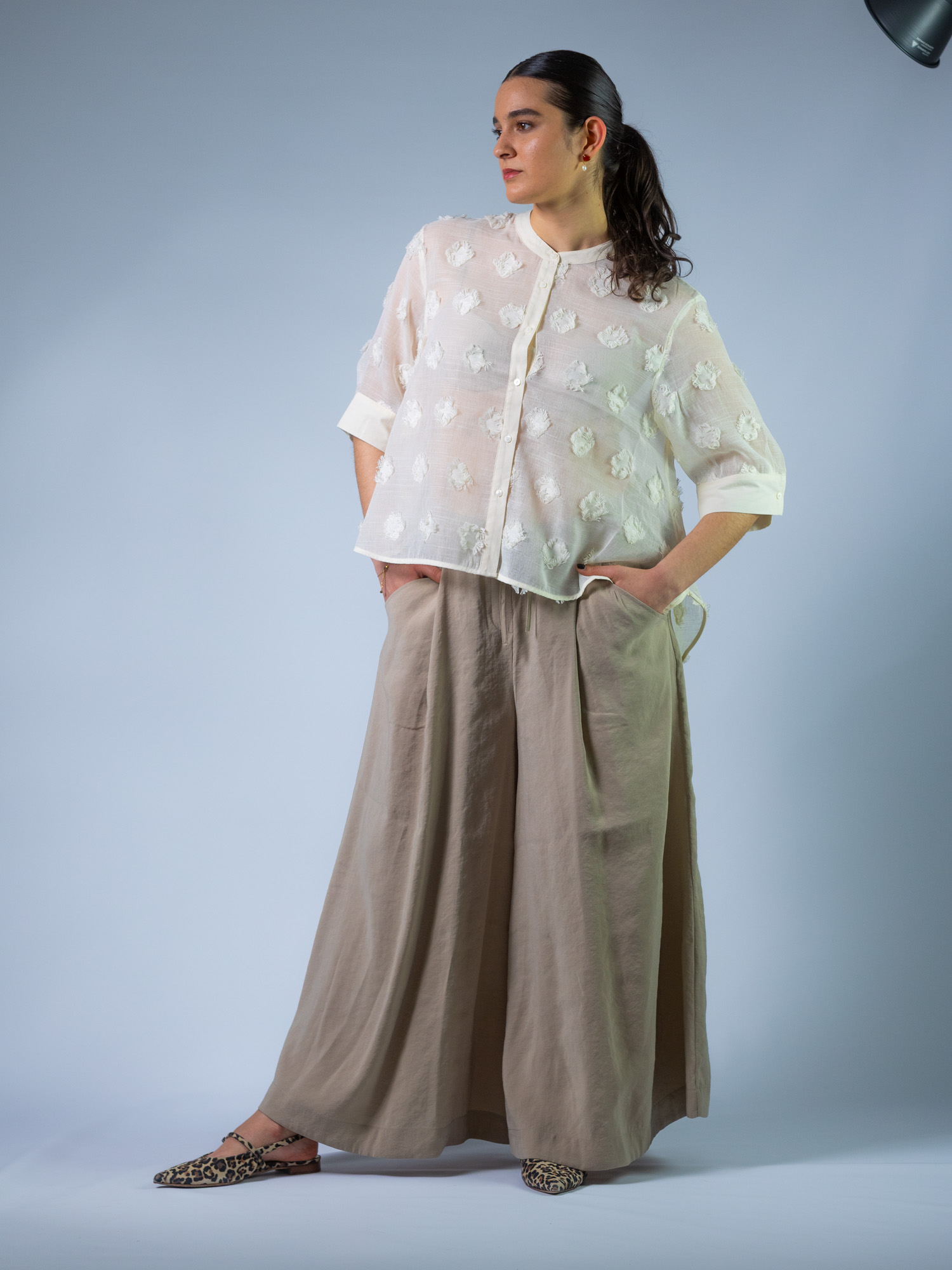 Bluse, ecru – Bild 3