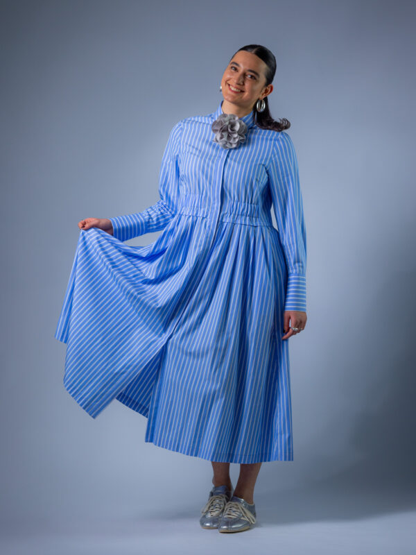 Maxikleid gestreift