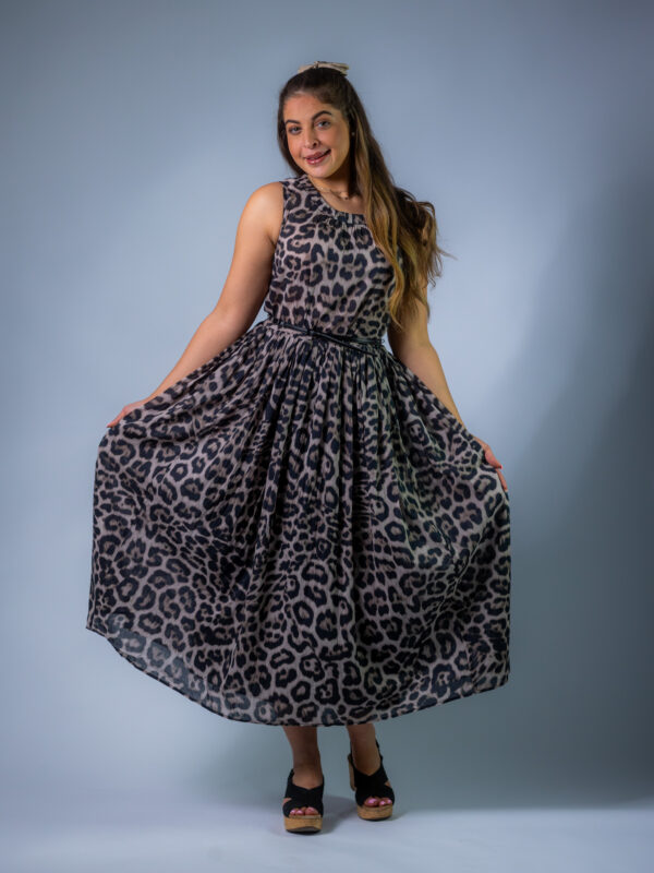 Kleid Leoprint