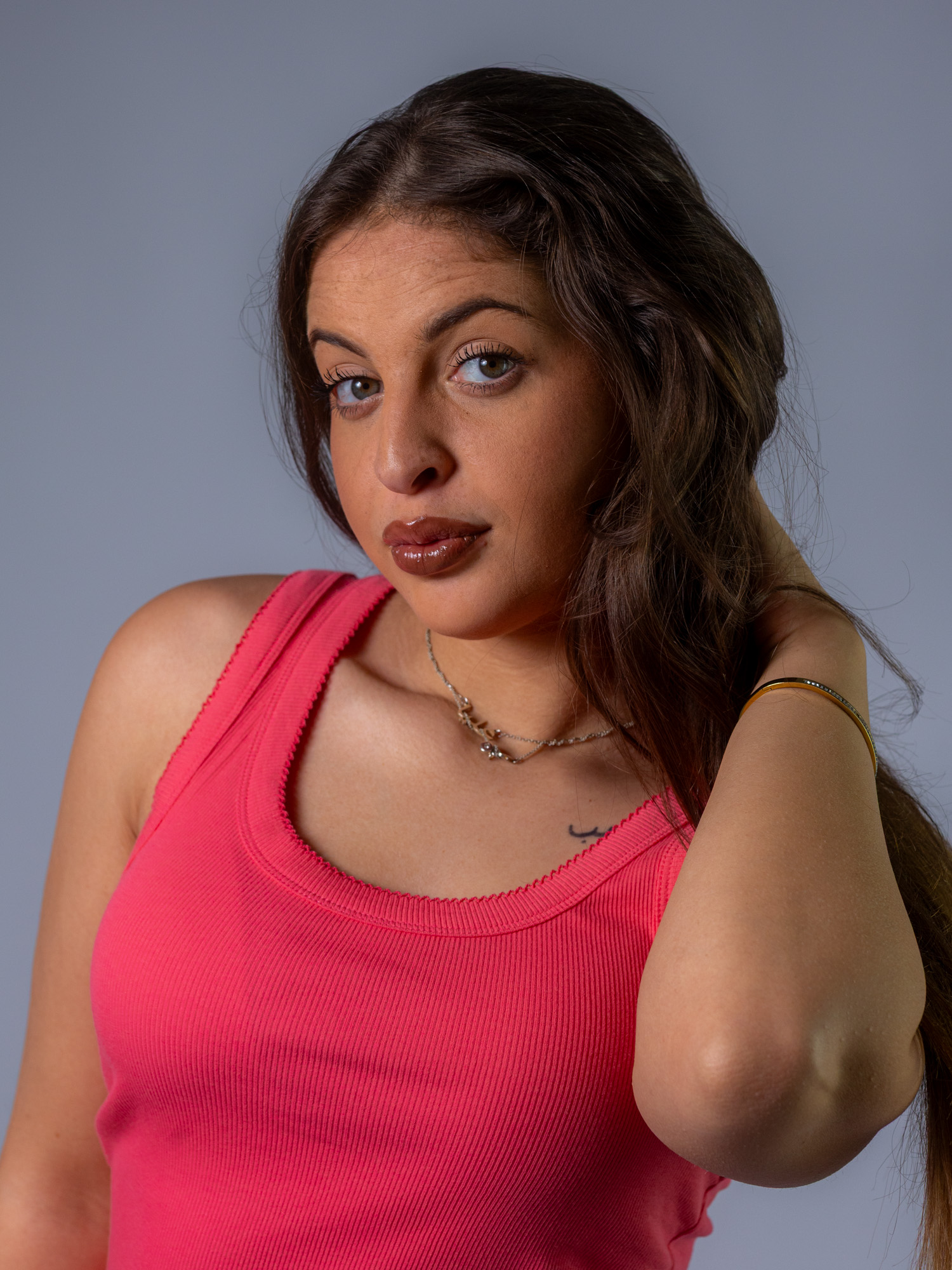Tanktop orange und ecru – Bild 5