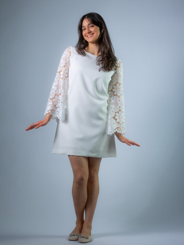 Minikleid, weiß