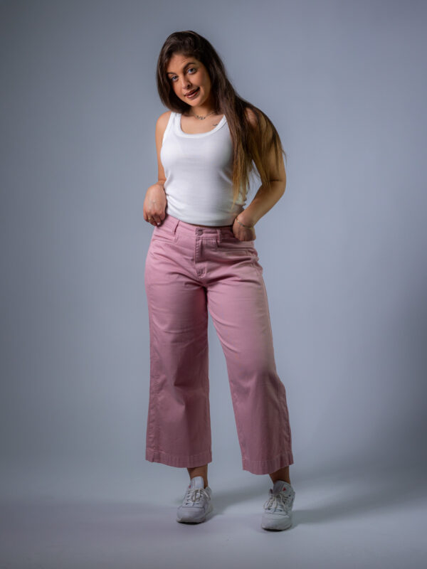 Jeansculotte rosa