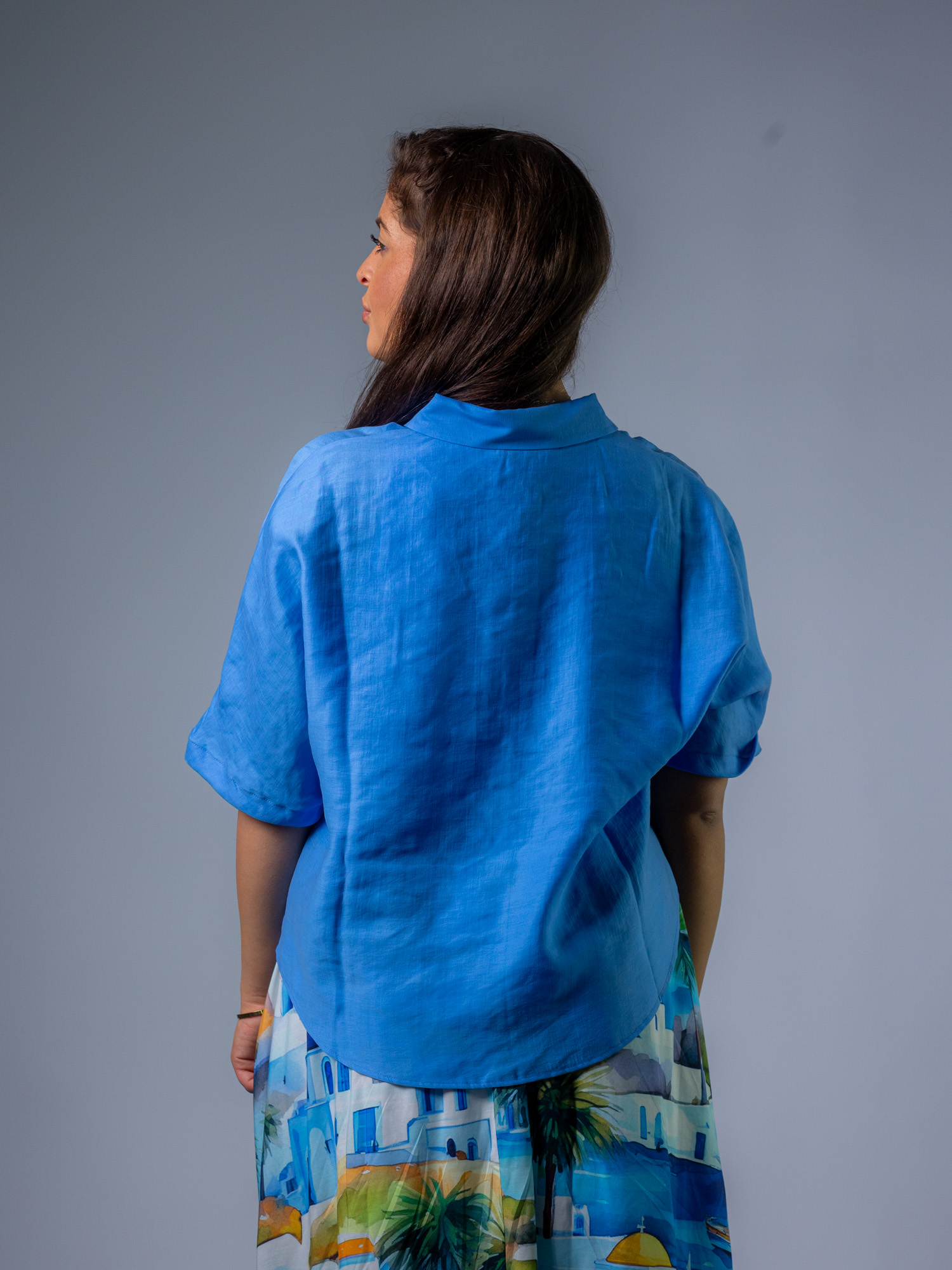 Bluse mit Fledermausärmel – Bild 2