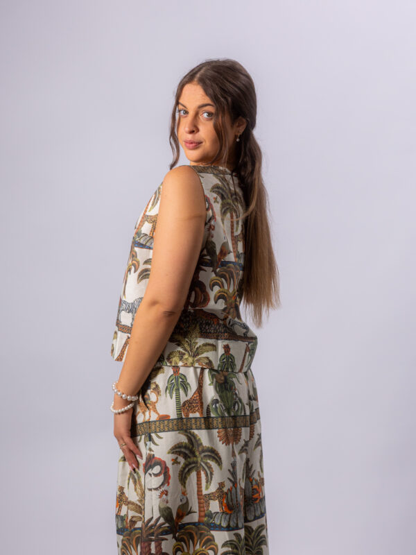 Top mit Jungle-Print