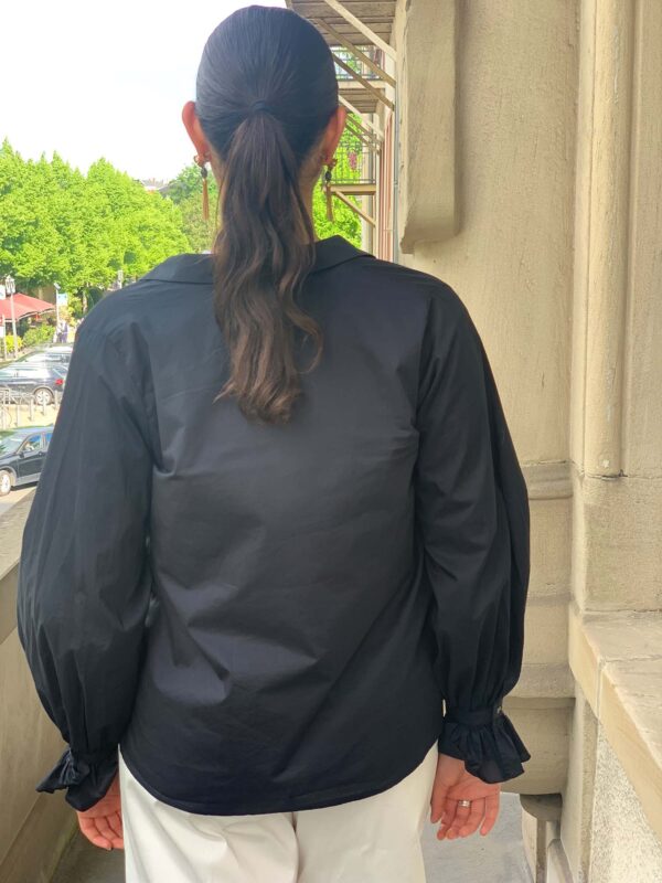Bluse, dunkelblau – Bild 3