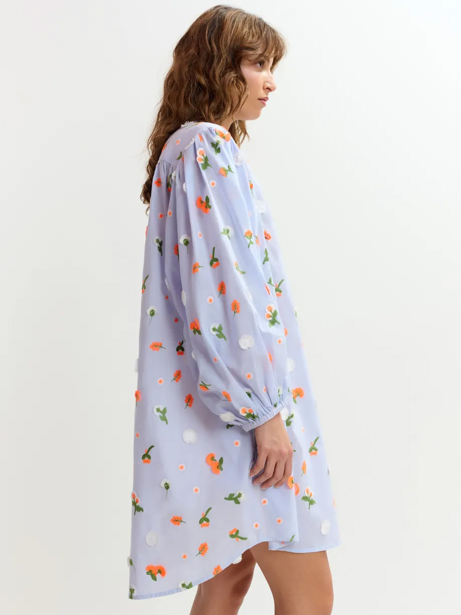 Hemdblusenkleid bestickt – Bild 4
