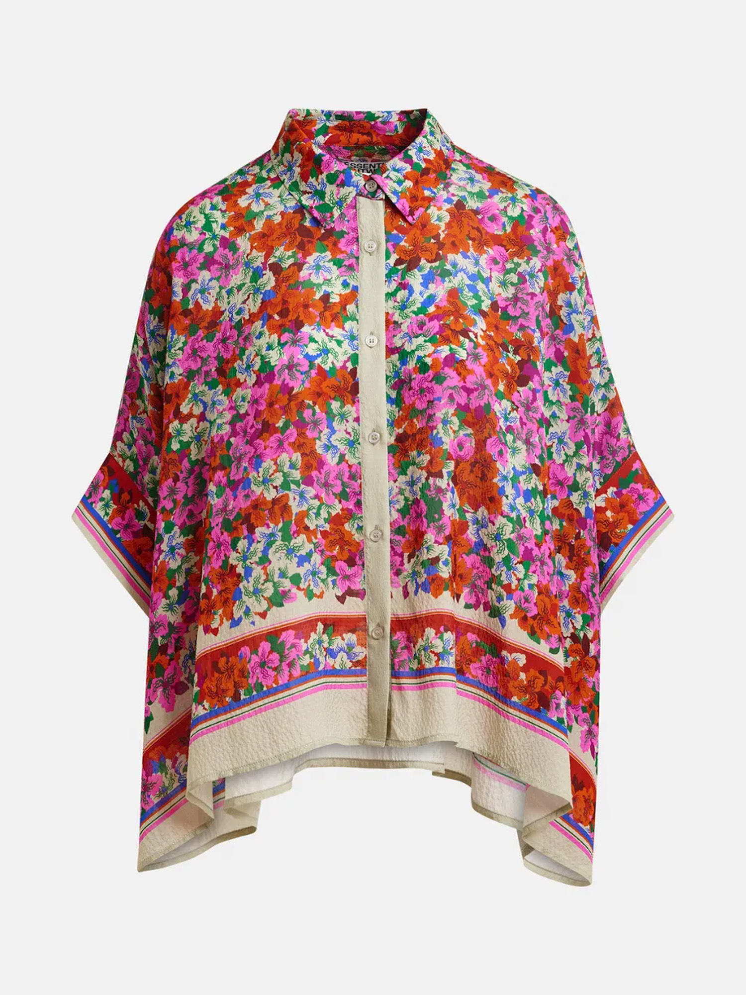 Oversize Hemd mit Allover Print – Bild 3