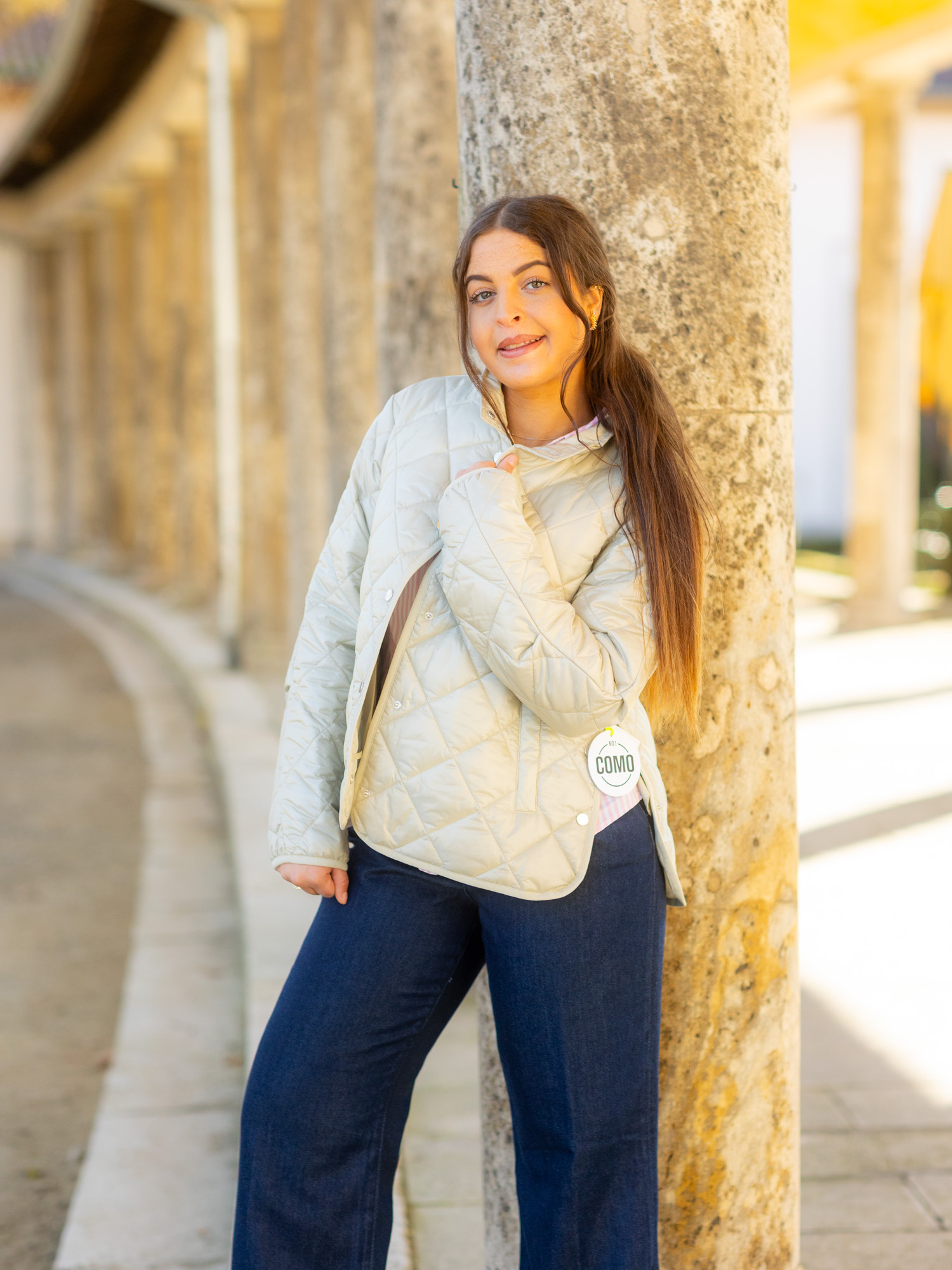 Jacke, beige – Bild 4