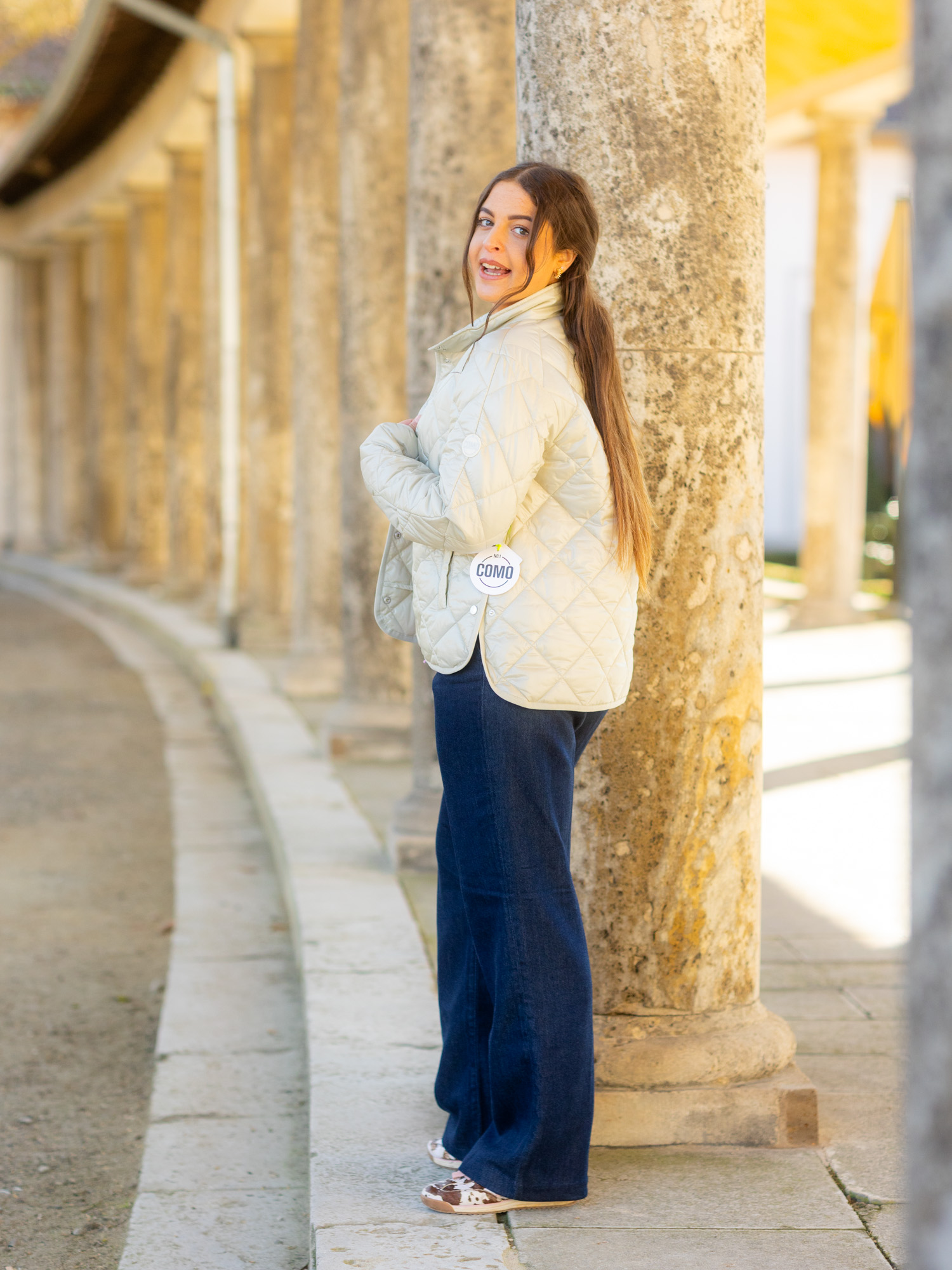 Jacke, beige – Bild 3