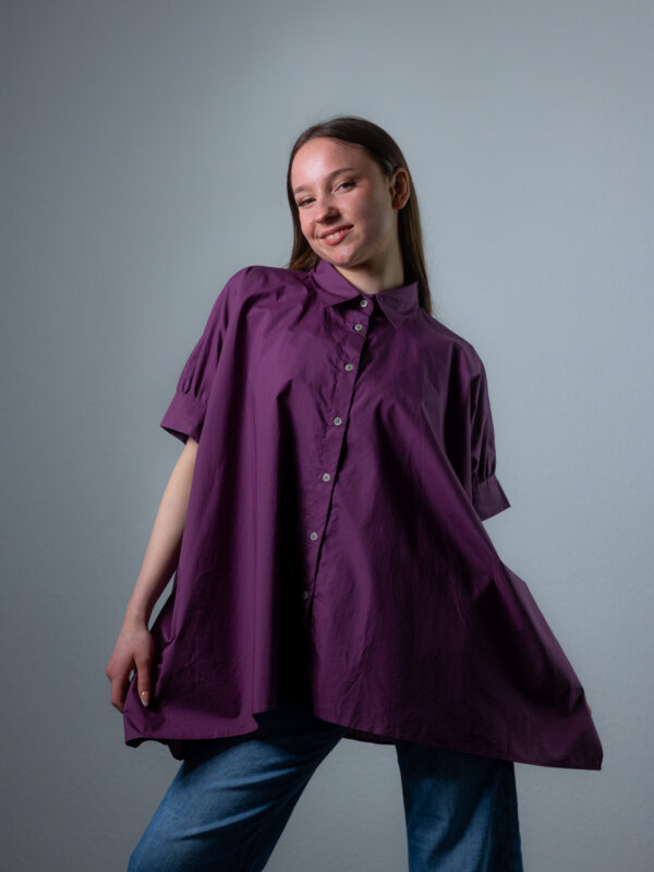 Bluse, grau