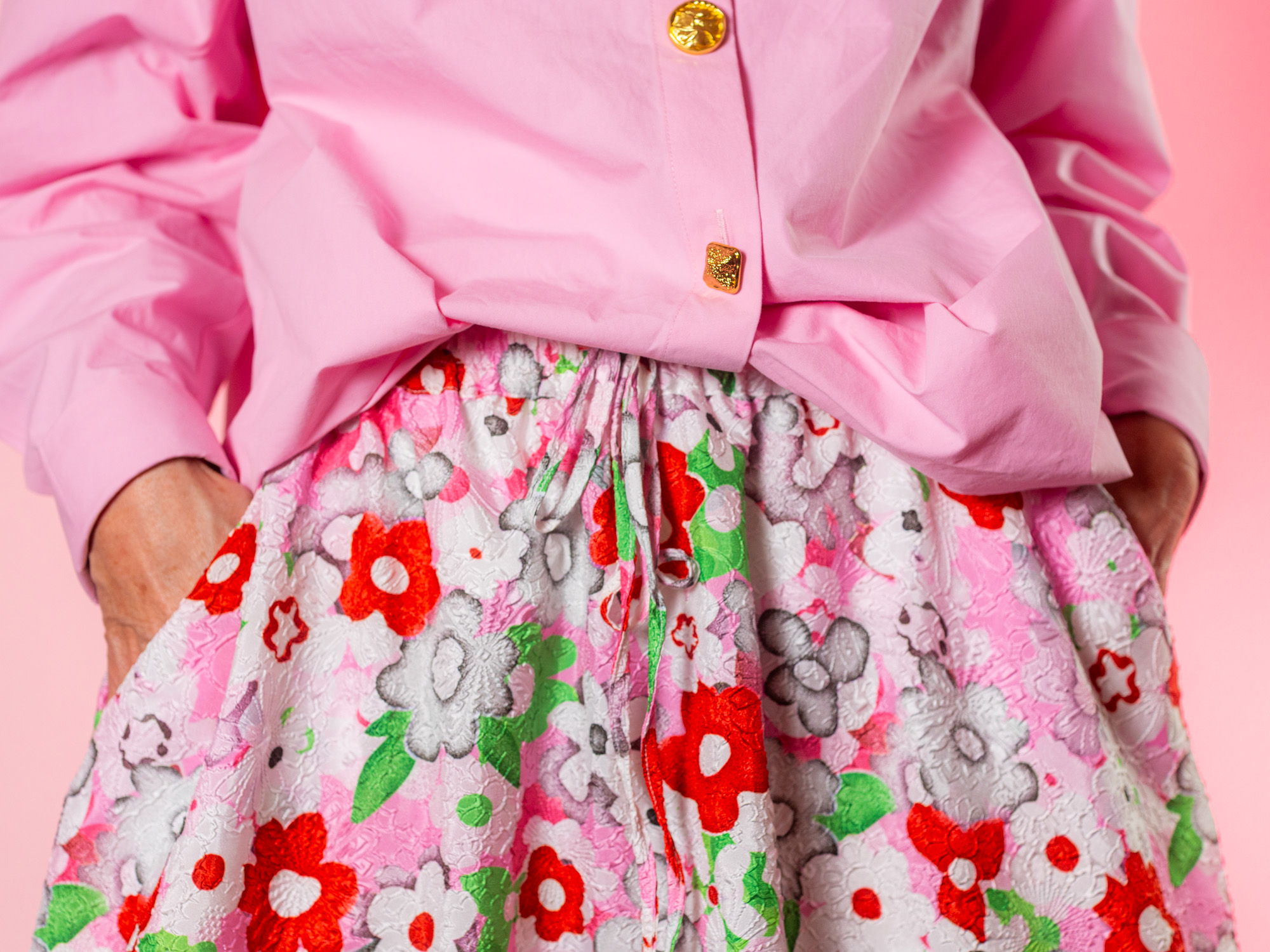 Bluse, rosa – Bild 3