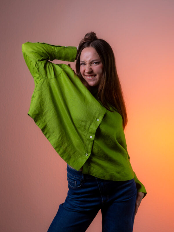 Bluse, grün
