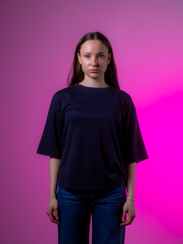 T-Shirt, blau