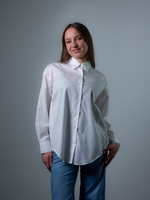 Bluse, weiß