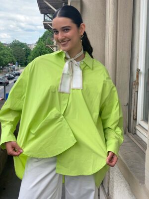 Bluse, neongrün