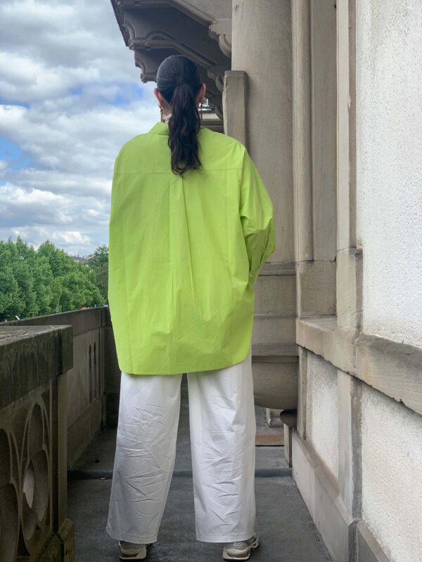 Bluse, neongrün – Bild 3
